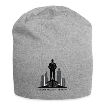 Silhouette d’ambition de la Skyline exécutive - Bonnet en jersey - gris chiné - Devant