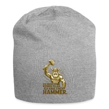 Légende viking viking marin Odin Raven Fighter - Bonnet en jersey - gris chiné - Devant