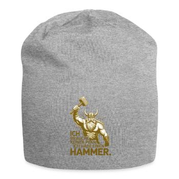 Légende viking viking marin Odin Raven Fighter - Bonnet en jersey - gris chiné - Devant