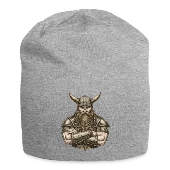 Légende viking viking marin Odin Raven Fighter - Bonnet en jersey - gris chiné - Devant