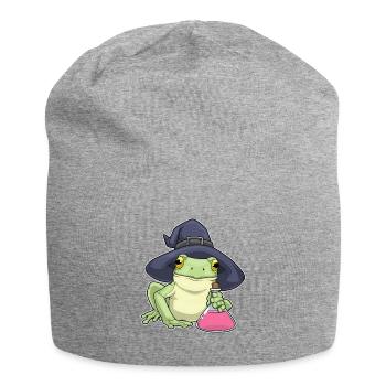 Frosch Hexe Zaubertrank - Jersey-Beanie - Grau meliert - Vorne