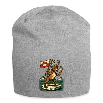 Greenland Shirt Reindeer Caribou - Jersey-Beanie - Grau meliert - Vorne