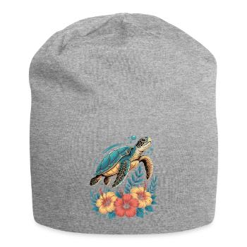 Sea Turtle Ocean Addict Design - Bonnet en jersey - gris chiné - Devant