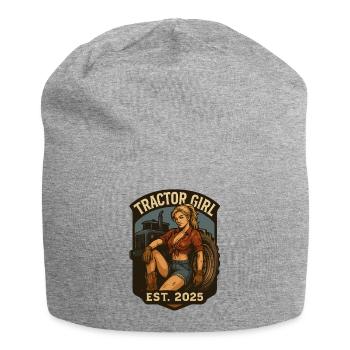 Tractor Girl Est. 2025 | Landwirtschaft - Jersey-Beanie - Grau meliert - Vorne