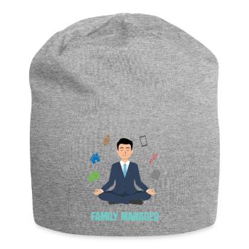 Solde du gestionnaire familial - Bonnet en jersey - gris chiné - Devant