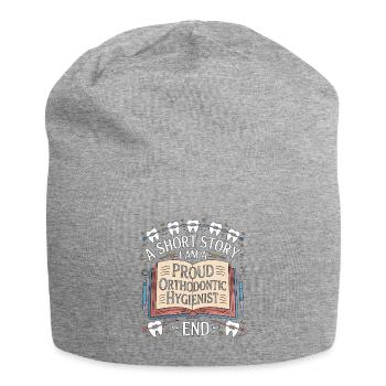 Orthodontic Hygienist A Short Story I Am Dentistry - Jersey Beanie - heather grey - Front