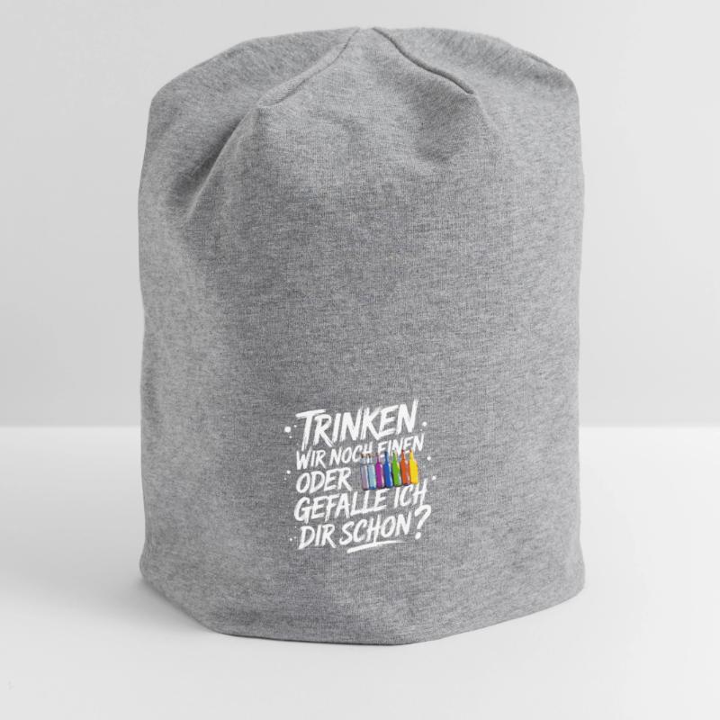 Trinken wir noch einen oder Gefalle ich dir schon Jersey-Beanie