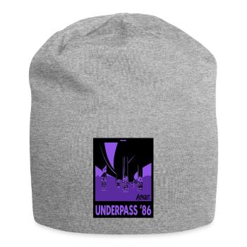 Underpass 86 Bridge Graffiti Motif - Jersey Beanie - heather grey - Front