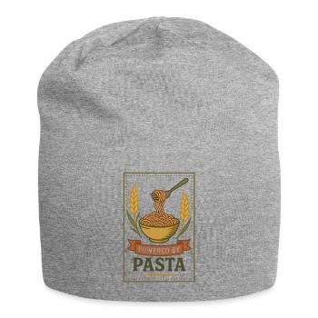Powered by Pasta | Pasta power - Jersey Beanie - heather grey - Front