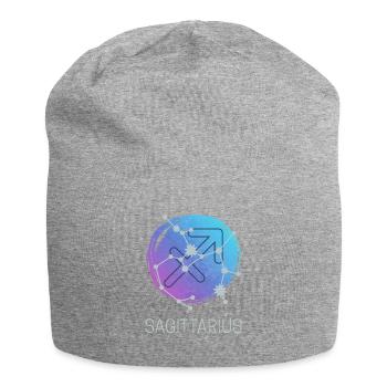 Sagittaire Sagittaire Conception du zodiaque - Bonnet en jersey - gris chiné - Devant