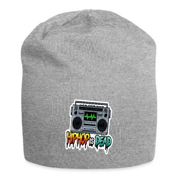 Boombox Graffiti HipHop ist tot - Jersey-Beanie - Grau meliert - Vorne