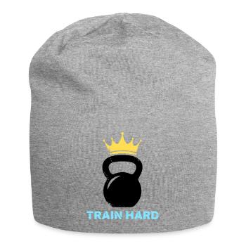 Kugelhantel Krone Train Hard - Jersey-Beanie - Grau meliert - Vorne
