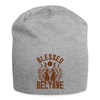 Bénédictions de Beltane Paganisme du 1er mai - Bonnet en jersey - gris chiné - Devant