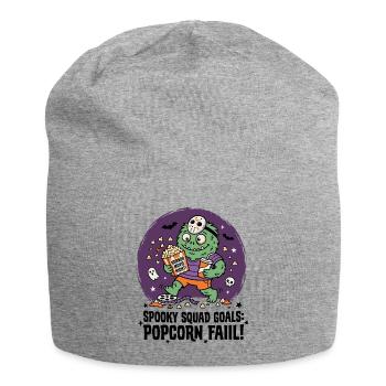 Soirée cinéma popcorn pour fans d’horreur de monstres - Bonnet en jersey - gris chiné - Devant