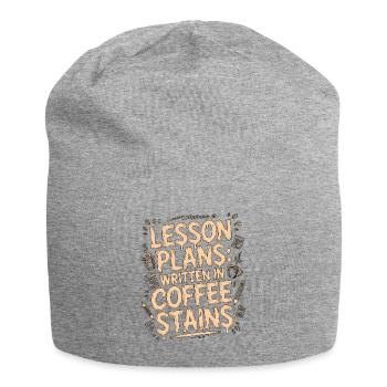 Elementary Teacher Lesson Plans Primary Teacher - Jersey Beanie - heather grey - Front