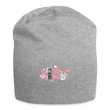Rawk Pigs Rockband - Jersey-Beanie - Grau meliert - Vorne
