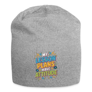 Professeur de lycée Mes plans de cours ont de l’éducation - Bonnet en jersey - gris chiné - Devant