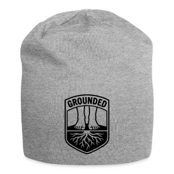 Grounded Mindfulness Balance - Jersey Beanie - heather grey - Front