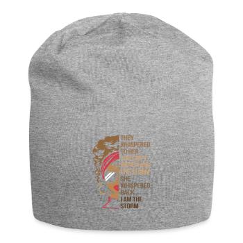 Infirmière Infirmière Infirmière - Bonnet en jersey - gris chiné - Devant