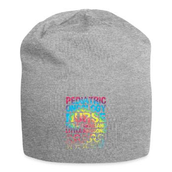 Cancer de l’enfant Survivant du cancer Le cancer pue - Bonnet en jersey - gris chiné - Devant