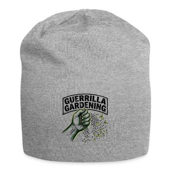 Pouvoir de jardinage guérilla - Bonnet en jersey - gris chiné - Devant