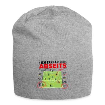 Abseits Erklärt Chaos Fußball Taktik Lustig  - Jersey-Beanie - Grau meliert - Vorne