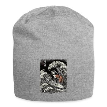 Ukiyo-e Baby Monkey Punch - Jersey-Beanie - Grau meliert - Vorne