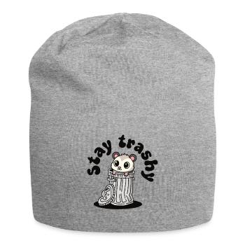 Reste vulgaire, opossum mignon, drôle - Bonnet en jersey - gris chiné - Devant