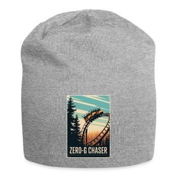 Chasseur en apesanteur | Sensation des montagnes russes - Bonnet en jersey - gris chiné - Devant