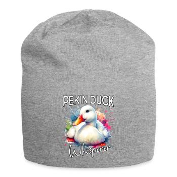 Le Murmureur du Canard Laqué de Pékin - Bonnet en jersey - gris chiné - Devant