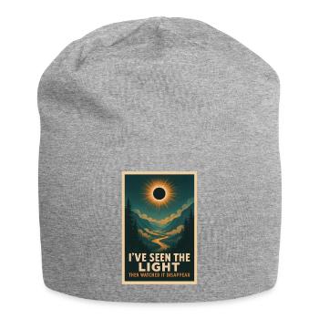 Light Disappears | Eclipse - Jersey Beanie - heather grey - Front