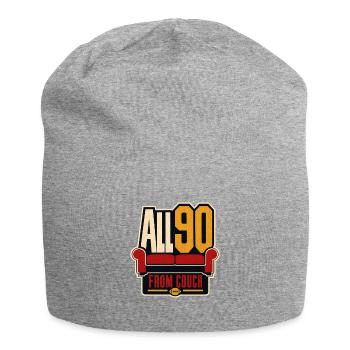 Soirée de regarder le football : les 90 personnes du jour du match sur le canapé - Bonnet en jersey - gris chiné - Devant