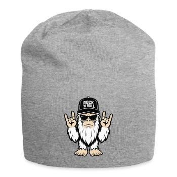 Rock, Rocker, Musique rock, Heavy metal, Rock Hand - Bonnet en jersey - gris chiné - Devant