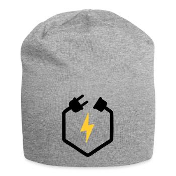 Logo électrique de la prise électrique électrique - Bonnet en jersey - gris chiné - Devant