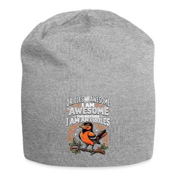 Oriole Stolz Ich bin ein Oriole - Jersey-Beanie - Grau meliert - Vorne