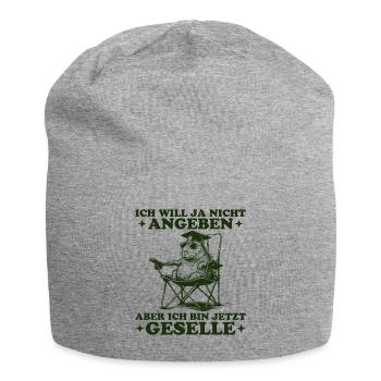 Bestandene Ausbildung Nicht Angeben Geselle - Jersey-Beanie - Grau meliert - Vorne