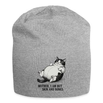 Moppelkat Fat Cat - Jersey Beanie - heather grey - Front