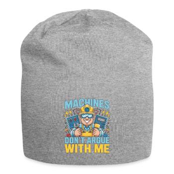 Industrial Electrician Machines Don't Electrical - Jersey Beanie - heather grey - Front