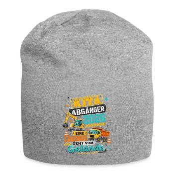 Kita Abgänger 2026 Baustellenlegende - Jersey-Beanie - Grau meliert - Vorne