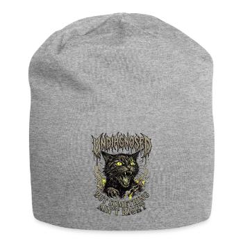 Not diagnosed, but something is wrong - Jersey Beanie - heather grey - Front