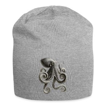 Pieuvre Pieuvre pieuvre Pieuvre de mer - Bonnet en jersey - gris chiné - Devant