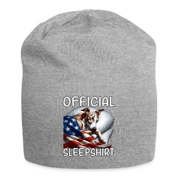 Chemise de nuit Greyhound US - Bonnet en jersey - gris chiné - Devant