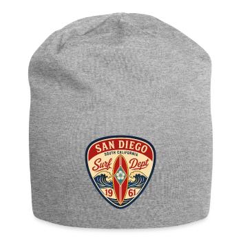 San Diego Surf Patch 1961 - Jersey Beanie - heather grey - Front
