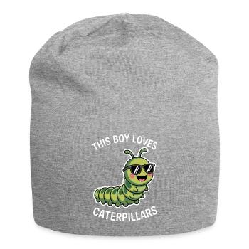 Caterpillar Sayings Caterpillar Funny Caterpillar Gift - Jersey Beanie - heather grey - Front