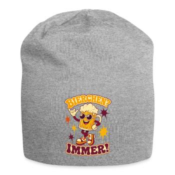 Bierchen Immer Bier Shirt - Jersey-Beanie - Grau meliert - Vorne