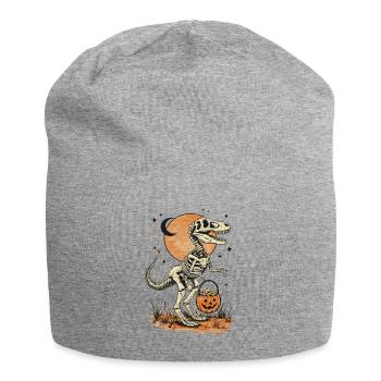 Halloween Dinosaur Motifs Halloween Party T - Jersey Beanie - heather grey - Front