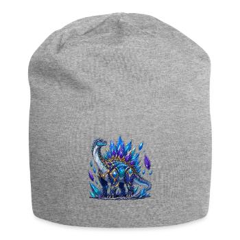 Dragon de Cristal Bleu de Glace - Bonnet en jersey - gris chiné - Devant