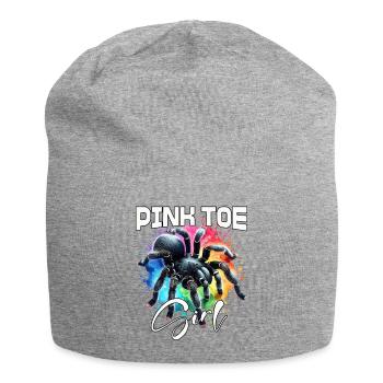 Pinkzeh Rosafuss Tarantel Mädchen - Jersey-Beanie - Grau meliert - Vorne