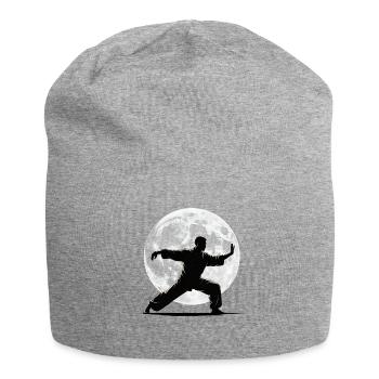 Tai Chi Zen Meditation – Chi Qigong Training - Jersey Beanie - heather grey - Front