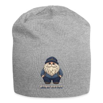Plattdüütsch Edition: Oller Knust - Jersey-Beanie - Grau meliert - Vorne